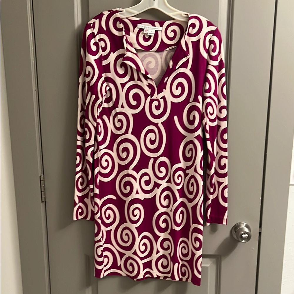 Stylish Swirl Pattern Dress